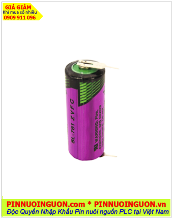 Tadiran SL-761 (thép hàn 2 chấu); Pin nuôi nguồn Tadiran SL-761 lithium 3.6v 2/3AA 1450mAh _Xuất xứ Israel